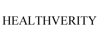 HEALTHVERITY