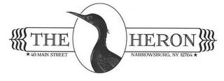 THE HERON, 40 MAIN STREET, NARROWSBURG, NY 12764