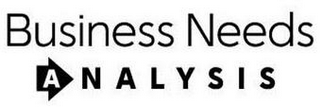 BUSINESS NEEDS ANALYSIS