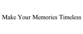 MAKE YOUR MEMORIES TIMELESS