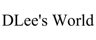 DLEE'S WORLD