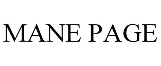 MANE PAGE