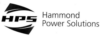 HPS HAMMOND POWER SOLUTIONS