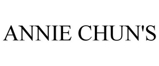 ANNIE CHUN'S