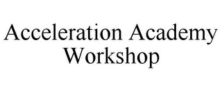 ACCELERATION ACADEMY WORKSHOP