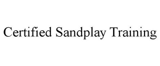 CERTIFIED SANDPLAY TRAINING