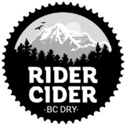 RIDER CIDER · BC DRY ·