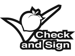 CHECK AND SIGN