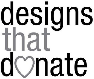 DESIGNS THAT DONATE