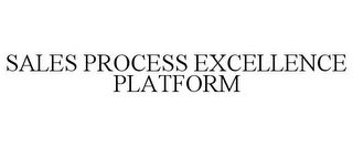 SALES PROCESS EXCELLENCE PLATFORM