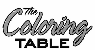 THE COLORING TABLE