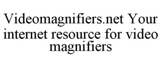 VIDEOMAGNIFIERS.NET YOUR INTERNET RESOURCE FOR VIDEO MAGNIFIERS