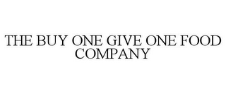 THE BUY ONE GIVE ONE FOOD COMPANY