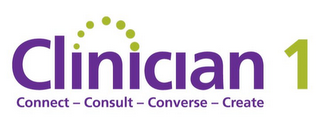 CLINICIAN 1 CONNECT - CONSULT - CONVERSE- CREATE