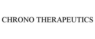 CHRONO THERAPEUTICS