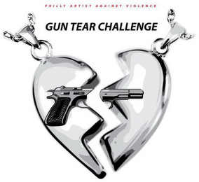 GUN TEAR CHALLENGE PHILLY ARTIST AGAINST VIOLENCE