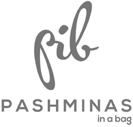 PIB PASHMINAS IN A BAG