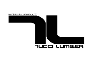 TL MADE IN U.S.A. NORWALK, CT TUCCI LUMBER