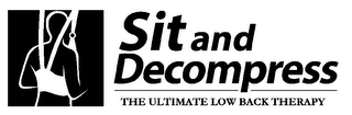 SIT AND DECOMPRESS THE ULTIMATE LOW BACKTHERAPY