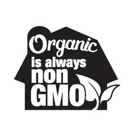 ORGANIC IS ALWAYS NON GMO