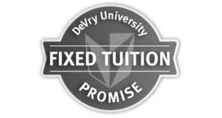 DEVRY UNIVERSITY FIXED TUITION PROMISE