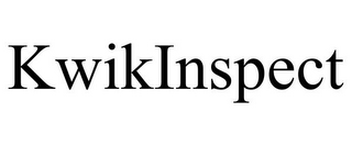 KWIKINSPECT