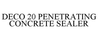 DECO 20 PENETRATING CONCRETE SEALER