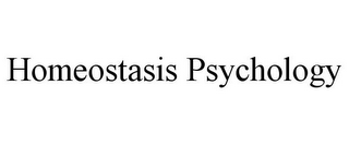 HOMEOSTASIS PSYCHOLOGY