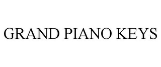 GRAND PIANO KEYS