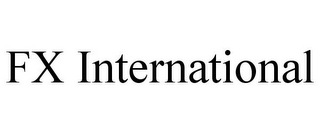 FX INTERNATIONAL