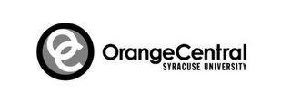 OC ORANGE CENTRAL SYRACUSE UNIVERSITY