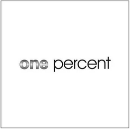 ONE PERCENT