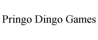 PRINGO DINGO GAMES