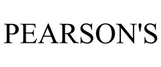 PEARSON'S