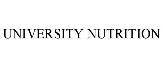 UNIVERSITY NUTRITION