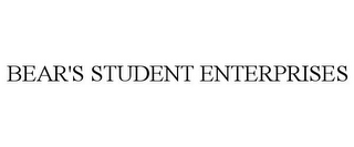 BEAR'S STUDENT ENTERPRISES