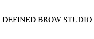 DEFINED BROW STUDIO