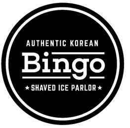 BINGO AUTHENTIC KOREAN SHAVED ICE PARLOR