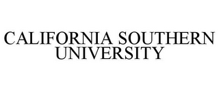 CALIFORNIA SOUTHERN UNIVERSITY