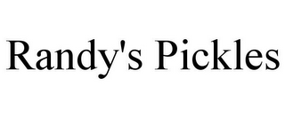 RANDY'S PICKLES