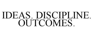 IDEAS. DISCIPLINE. OUTCOMES.