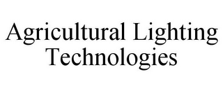 AGRICULTURAL LIGHTING TECHNOLOGIES