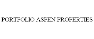 PORTFOLIO ASPEN PROPERTIES