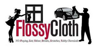 FLOSSYCLOTH NO: FRAYING, LINT, ODOUR, STREAKS, SCRATCHES, YUKKY CHEMICALS