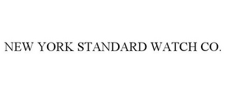 NEW YORK STANDARD WATCH CO.