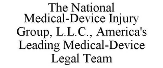 THE NATIONAL MEDICAL-DEVICE INJURY GROUP, L.L.C., AMERICA'S LEADING MEDICAL-DEVICE LEGAL TEAM