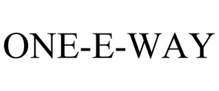 ONE-E-WAY