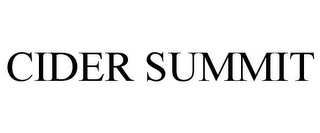 CIDER SUMMIT