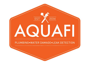 AQUAFI EST 2014 PLUMBING · WATER DAMAGE · LEAK DETECTION