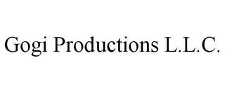 GOGI PRODUCTIONS L.L.C.